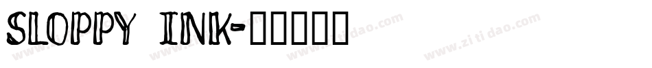 Sloppy Ink字体转换
